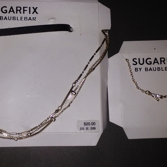 BaubleBar Jewelry - 3pc SUGARFIX By BAUBLEBAR CHAIN NECKLACES/BRACELET